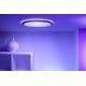 WiZ - Himmennettävä LED-RGB-kattovalaisin SUPERSLIM LED/22W/230V 2700-6500K Wi-Fi musta