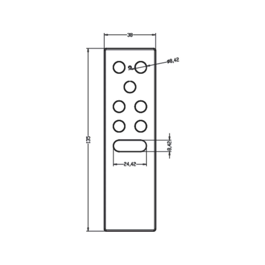 WiZ - Kaukosäädin WIZMOTE 2xAAA Wi-Fi