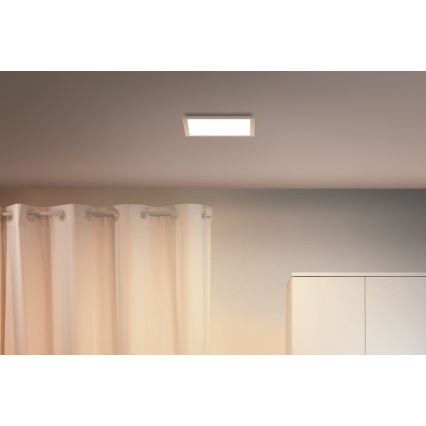 WiZ - LED Himmennettävä kattovalo SUPERSLIM LED/12W/230V 2700-6500K Wi-Fi valkoinen