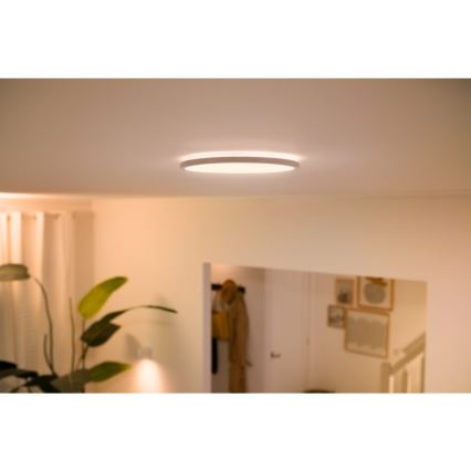 WiZ - LED Himmennettävä kattovalo SUPERSLIM LED/14W/230V 2700-6500K Wi-Fi valkoinen