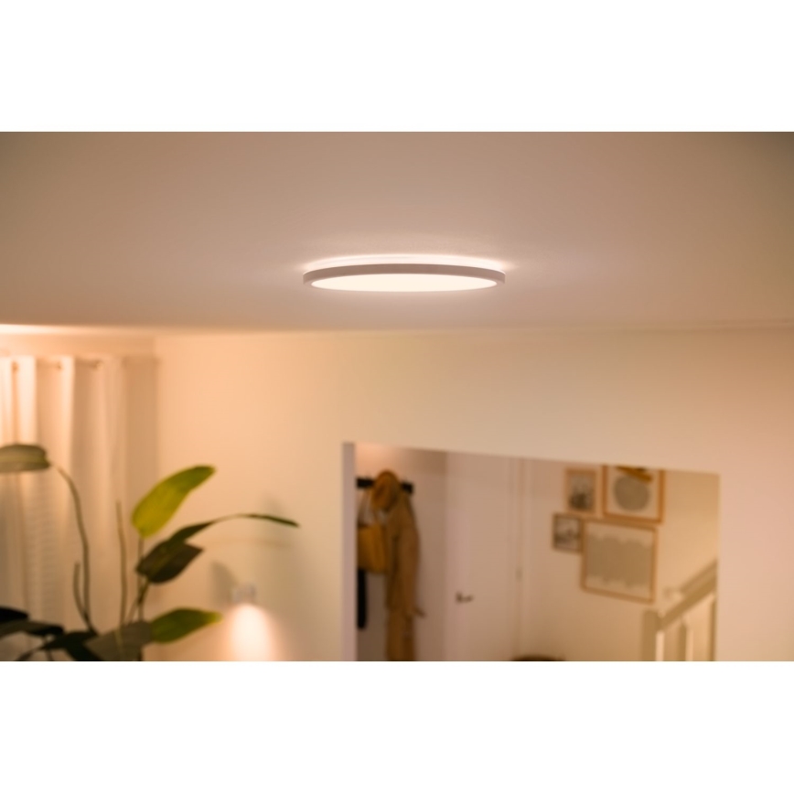 WiZ - LED Himmennettävä kattovalo SUPERSLIM LED/16W/230V 2700-6500K Wi-Fi valkoinen