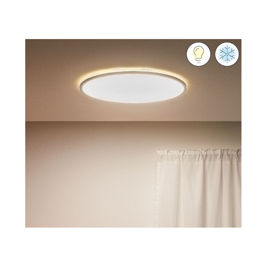 WiZ - LED Himmennettävä kattovalo SUPERSLIM LED/32W/230V 2700-6500K Wi-Fi valkoinen