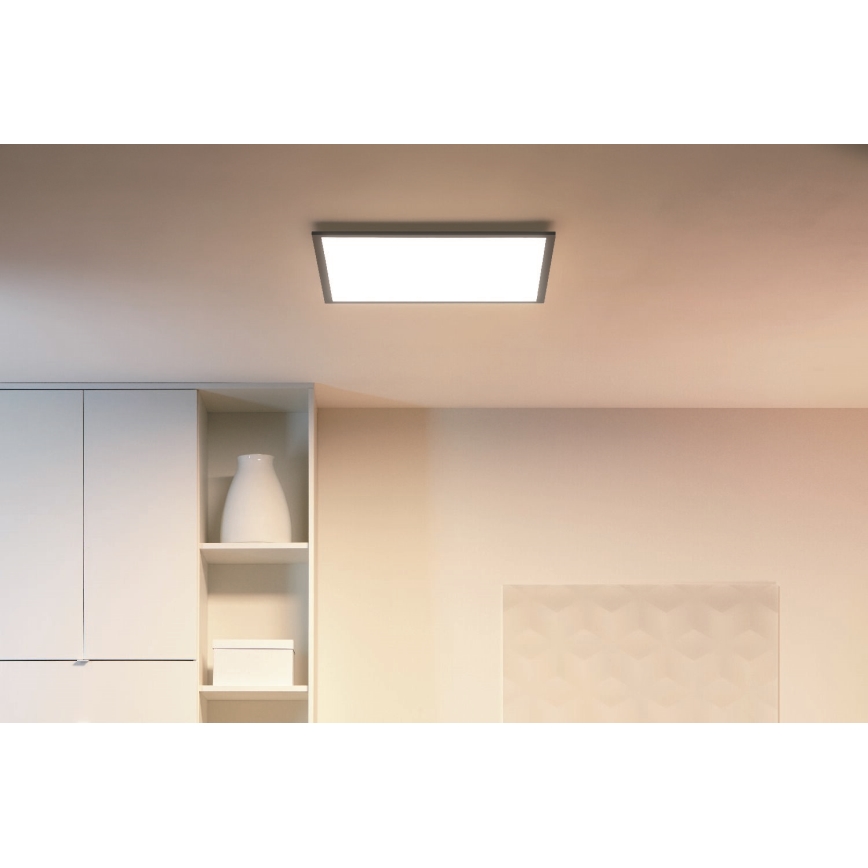 WiZ - LED Himmennettävä kattovalo SUPERSLIM LED/36W/230V 2700-6500K Wi-Fi musta