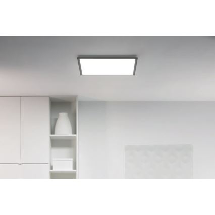 WiZ - LED Himmennettävä kattovalo SUPERSLIM LED/36W/230V 2700-6500K Wi-Fi musta