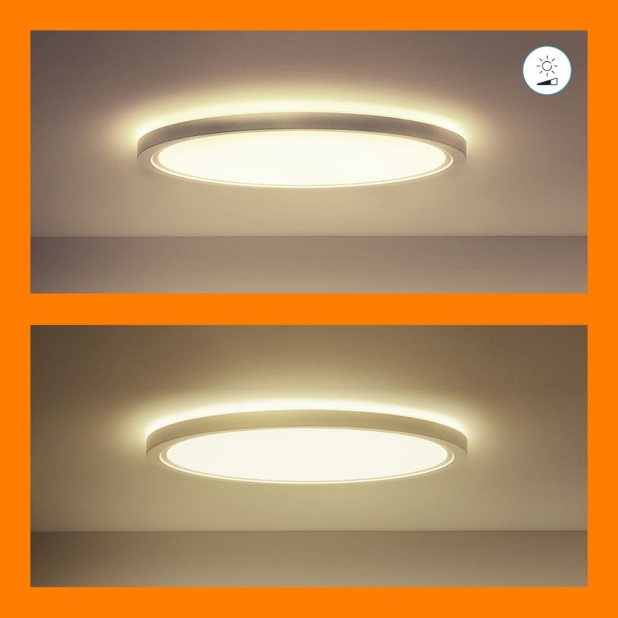 WiZ - LED RGB himmennettävä kattovalaisin SUPERSLIM LED/32W/230V 2700-6500K Wi-Fi valkoinen
