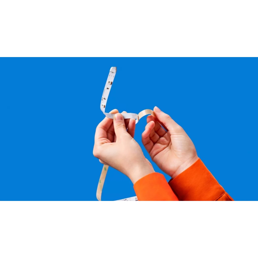 WiZ - LED RGBIC himmennettävä LED-nauha 4m LED/10,2W/5V 2700-6500K Wi-Fi