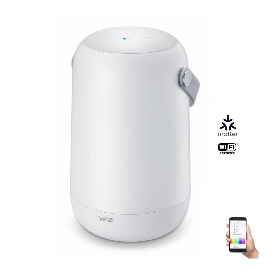 WiZ - LED RGBW himmennettävä kannettava lamppu MOBILE LED/13,5W/5V 2200-6500K Wi-Fi 1800 mAh