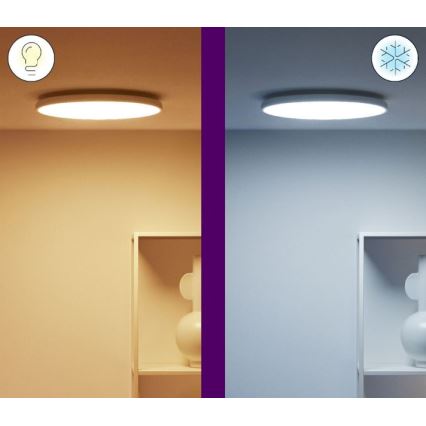 WiZ - LED RGBW Himmennettävä kattovalo RUNE LED/21W/230V 2700-6500K Wi-Fi valkoinen