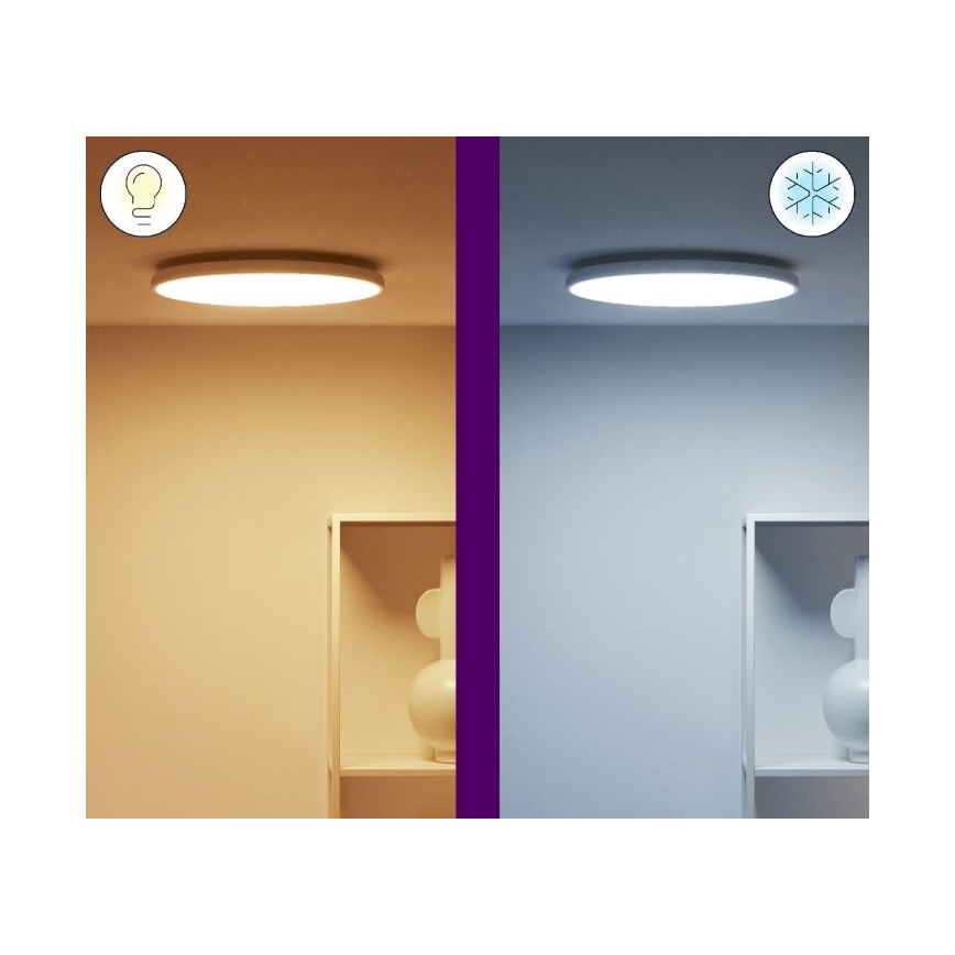 WiZ - LED RGBW Himmennettävä kattovalo RUNE LED/21W/230V 2700-6500K Wi-Fi valkoinen