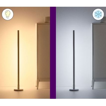 WiZ - LED RGBW Himmennettävä lattiavalaisin POLE LED/13W/230V 2200-6500K Wi-Fi