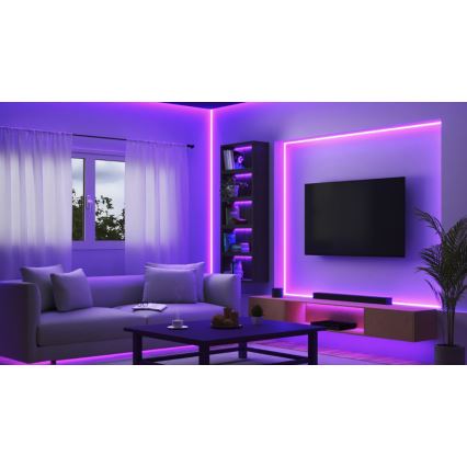 WiZ - LED RGBW Himmennettävä nauha 10m LED/12W/230V 2700-6500K Wi-Fi