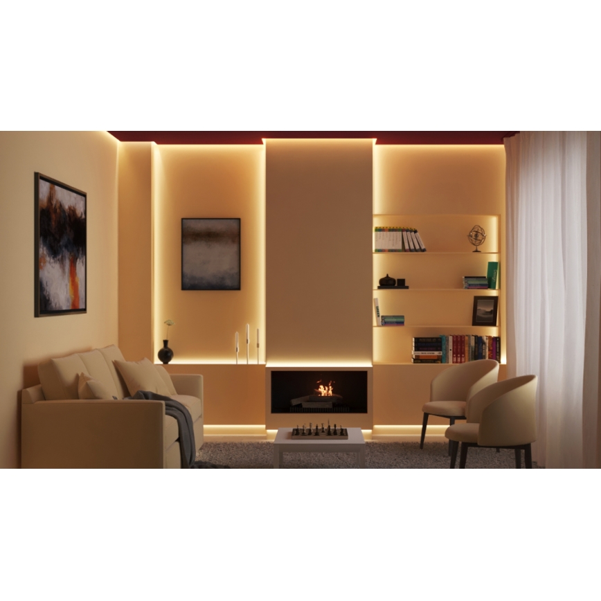 WiZ - LED RGBW Himmennettävä nauha 10m LED/12W/230V 2700-6500K Wi-Fi