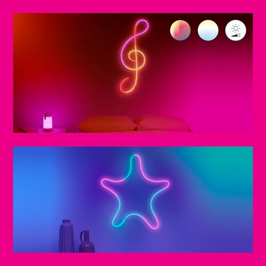 WiZ - LED RGBW Himmennettävä nauha 3m LED/24W/230V 2700-5000K Wi-Fi