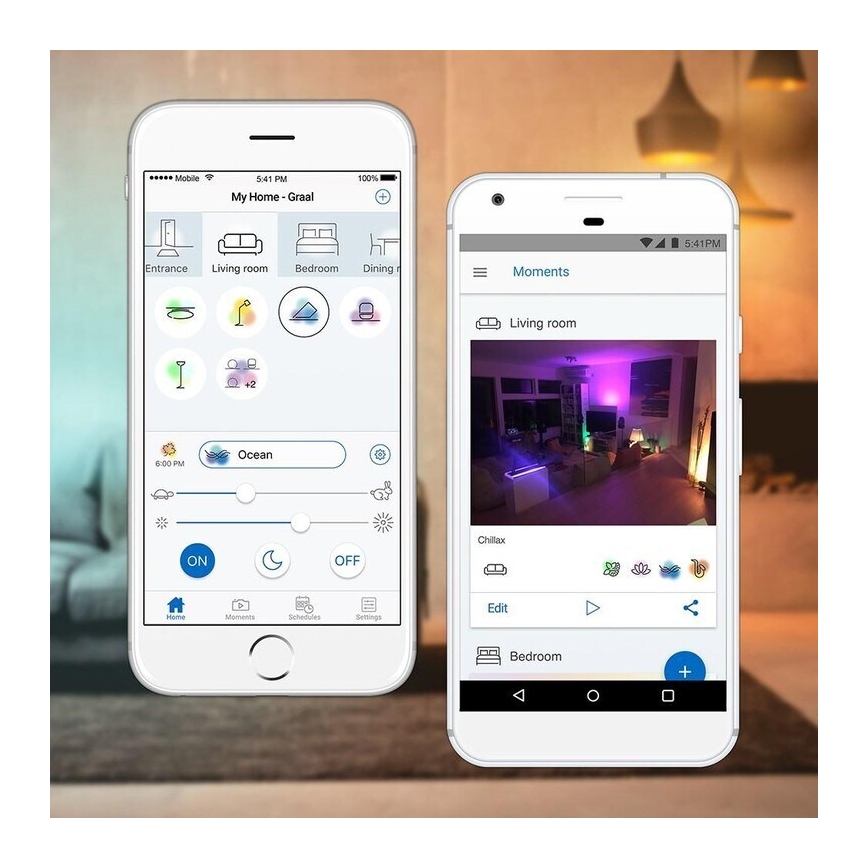 WiZ -LED RGBW Himmennettävä riippuvalaisin ELIXIR LED/15W/230V 2200-6500K Wi-Fi+kaukosäädin