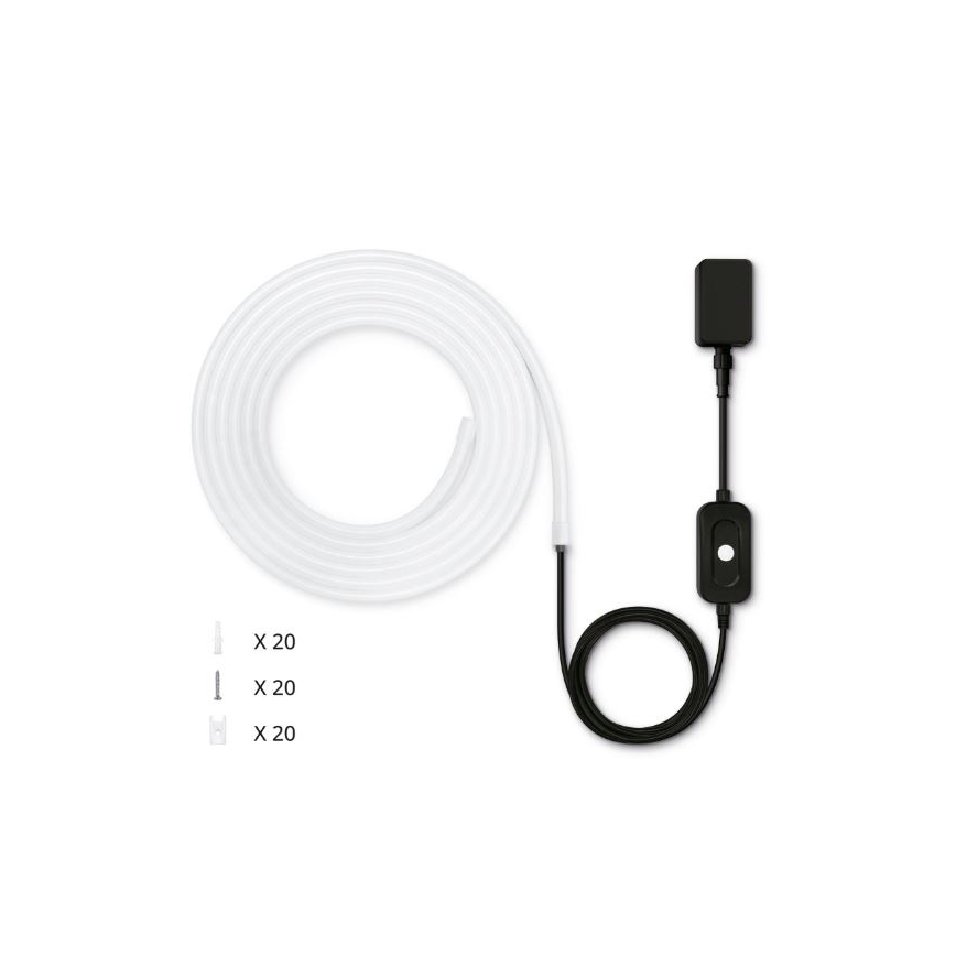 WiZ - LED RGBW Himmennettävä ulko nauha 5m LED/24W/230V 2700-5000K Wi-Fi IP65