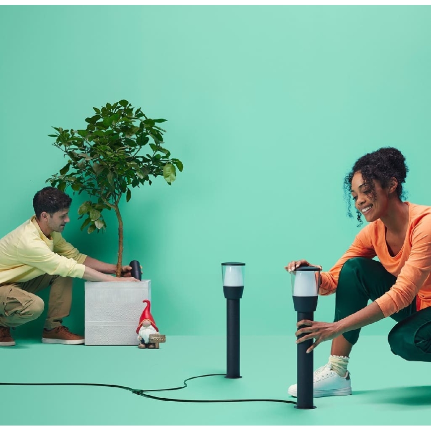 WiZ - LED RGBW himmennettävä ulkovalaisin ELPAS LED/4,8W/12/230V 2700-5000K IP65 Wi-Fi