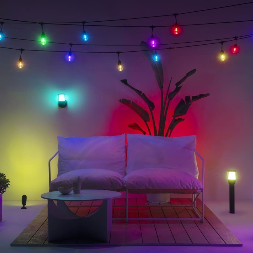 WiZ - LED RGBW himmennettävä ulkovalaisin ELPAS LED/4,8W/12/230V 2700-5000K IP65 Wi-Fi