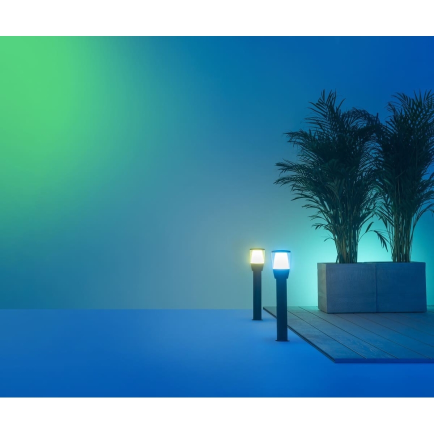 WiZ - LED RGBW himmennettävä ulkovalaisin ELPAS LED/4,8W/12/230V 2700-5000K IP65 Wi-Fi