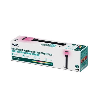 WiZ - LED RGBW himmennettävä ulkovalaisin ELPAS LED/4,8W/12/230V 2700-5000K IP65 Wi-Fi