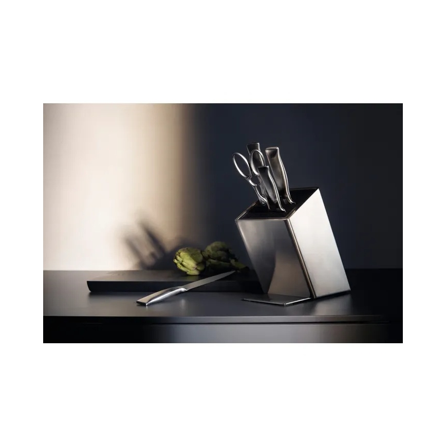 WMF - 6-osainen GRAND GOURMET keittiöveitsisarja telineessä