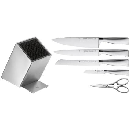 WMF - 6-osainen GRAND GOURMET keittiöveitsisarja telineessä