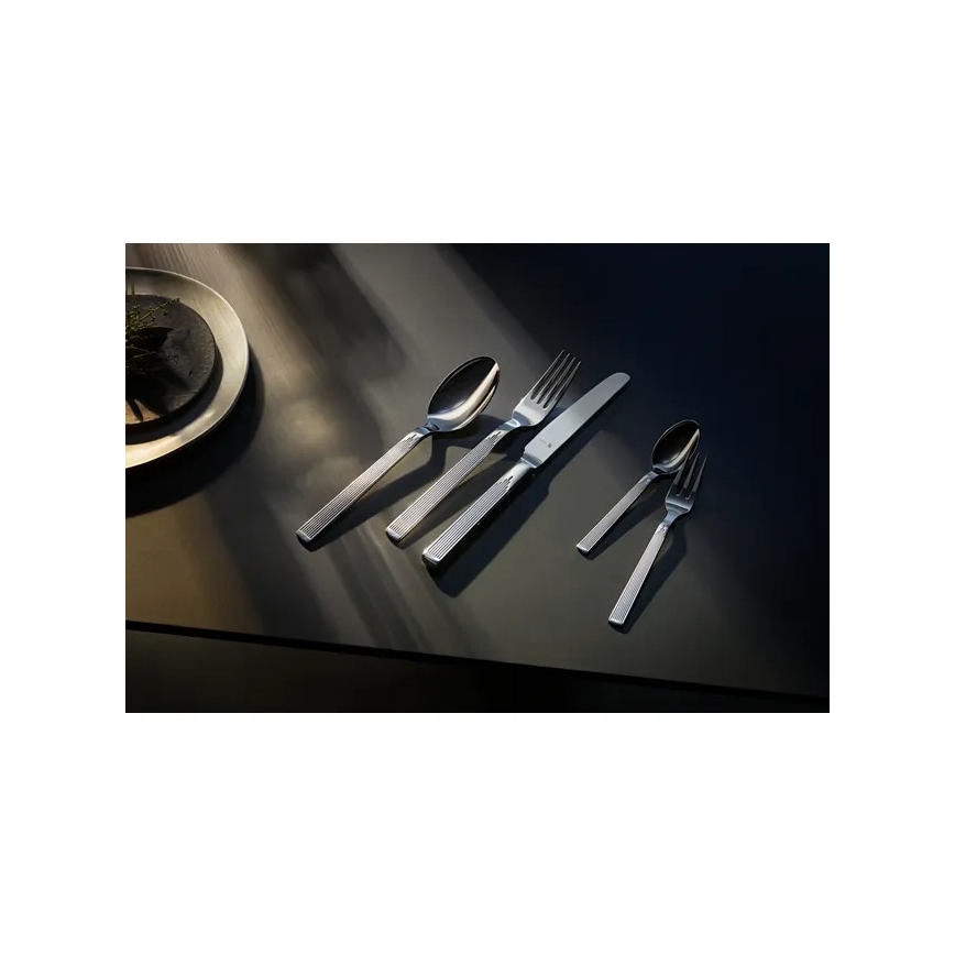 WMF - ART DECO 66-osainen ruostumattomien aterimien setti