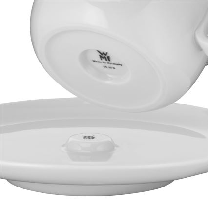 WMF - SARJA 2x Cappuccino-kuppi ja aluslautanen BARISTA 160 ml valkoinen