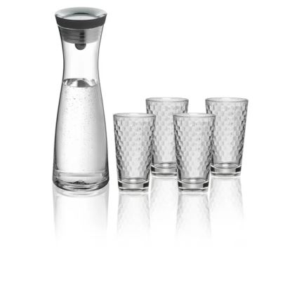 WMF - Basic-vesikarahvi 1 l + 4 lasia