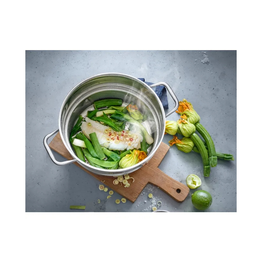 WMF - Höyrykori Ø 20 cm, ruostumatonta terästä