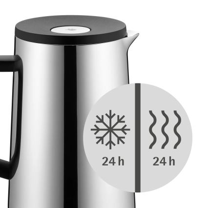 WMF - IMPULSE-termoskannu, ruostumaton teräs, 1 l