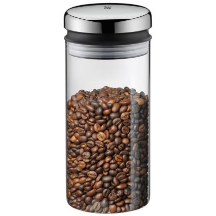 WMF - Lasinen ruokapurkki DEPOT 1l ruostumaton