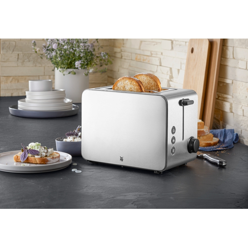 WMF - LONO kaksipaikkainen leivänpaahdin 1050W/230V ruostumaton teräs