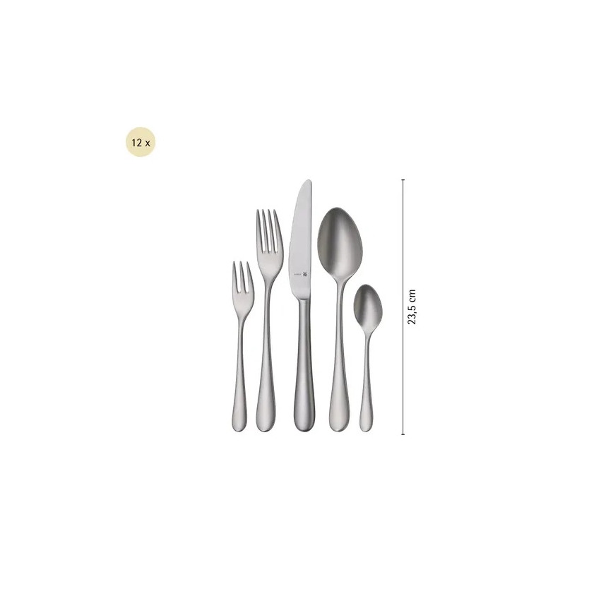WMF MERIT 66-osainen aterinsetti, ruostumatonta terästä