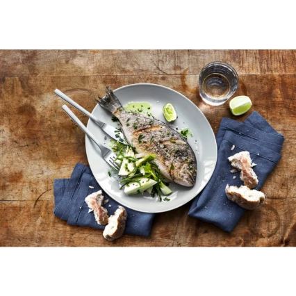 WMF - NUOVA 12-osainen ruostumattomasta teräksestä valmistettu kalatarjoiluaterinsetti