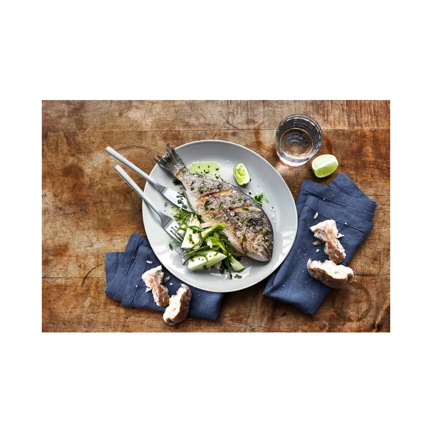 WMF - NUOVA 12-osainen ruostumattomasta teräksestä valmistettu kalatarjoiluaterinsetti