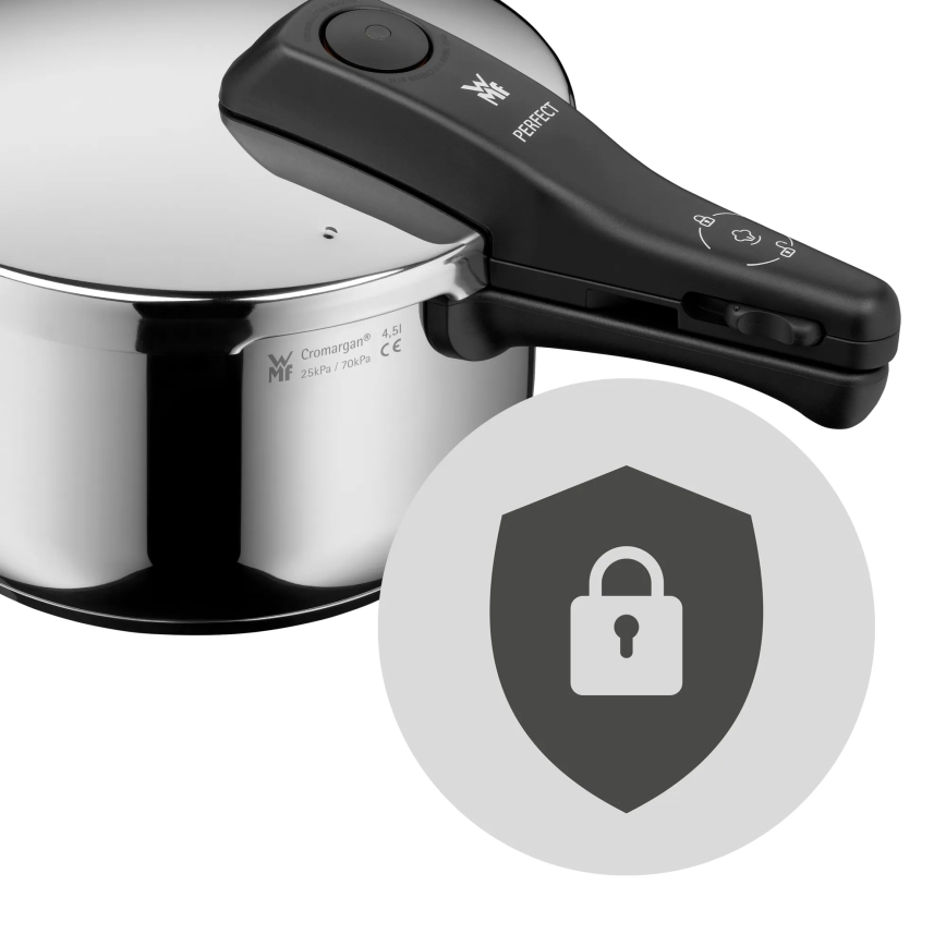 WMF - PERFECT 6,5 l painekeitin, ruostumaton teräs
