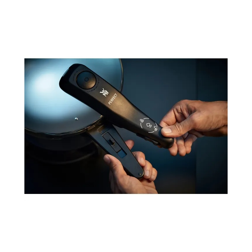 WMF - PERFECT-painekattilasetti 6,5 l + 3 l, ruostumattomasta teräksestä