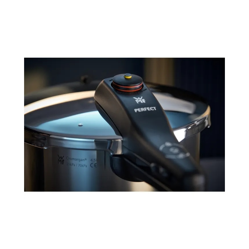 WMF - PERFECT-painekattilasetti 6,5 l + 3 l, ruostumattomasta teräksestä