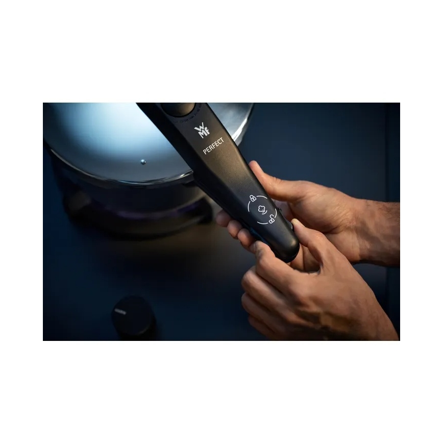 WMF - PERFECT-painekattilasetti 6,5 l + 3 l, ruostumattomasta teräksestä