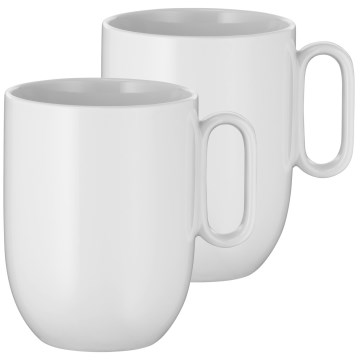 WMF - SARJA 2x Kahvikuppi BARISTA 380 ml valkoinen
