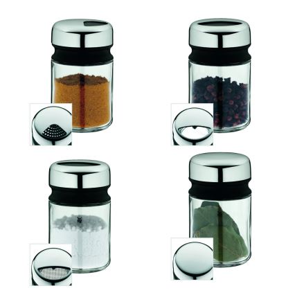 WMF - Sarja maustepurkkeja 4 kpl DEPOT 9,5 cm ruostumaton