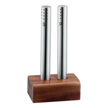 WMF - Suola- ja pippurisirotin 2 kpl 7,8 cm akaasiapuuta