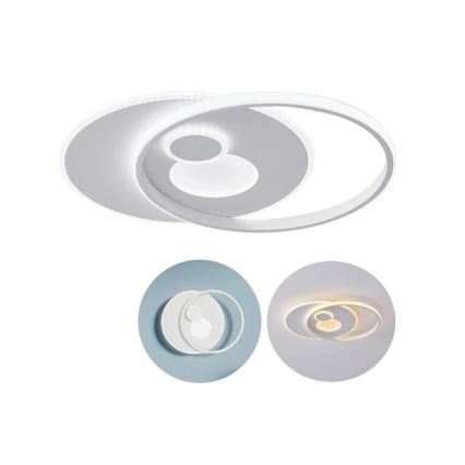 Wofi 11621 - LED Himmennettävä kattovalo AKON LED/38W/230V 2700-5500K+ kaukosäädin