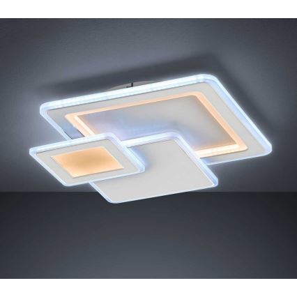 Wofi 11860 - LED Himmennettävä kattovalaisin MOLA LED/36W/230V 3000-5500K + kaukosäädin