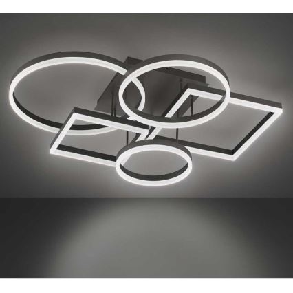 Wofi 11981 - LED-himmennyskattokruunu VAASA LED/80W/230V