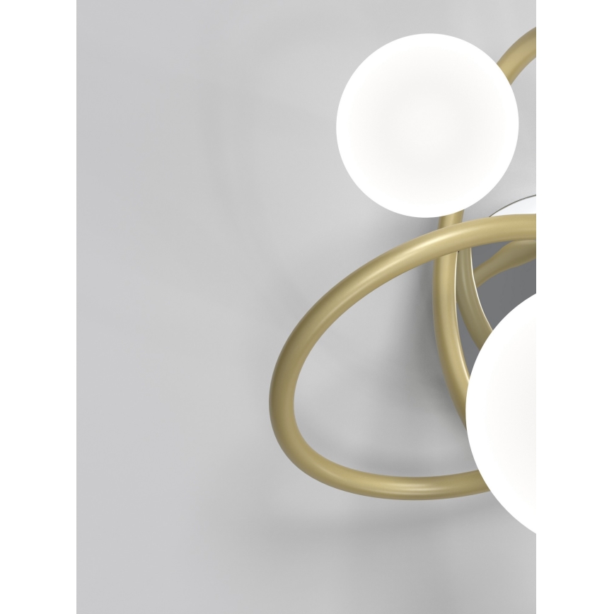 Wofi 4014-201 - LED-seinävalaisin NANCY 2xG9/3,5W/230V kulta/valkoinen