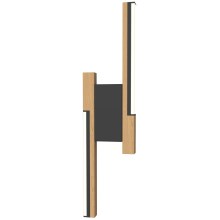 Wofi 4031-206- Himmennettävä LED-seinävalaisin PALERMO 11W/230V ruskea/musta