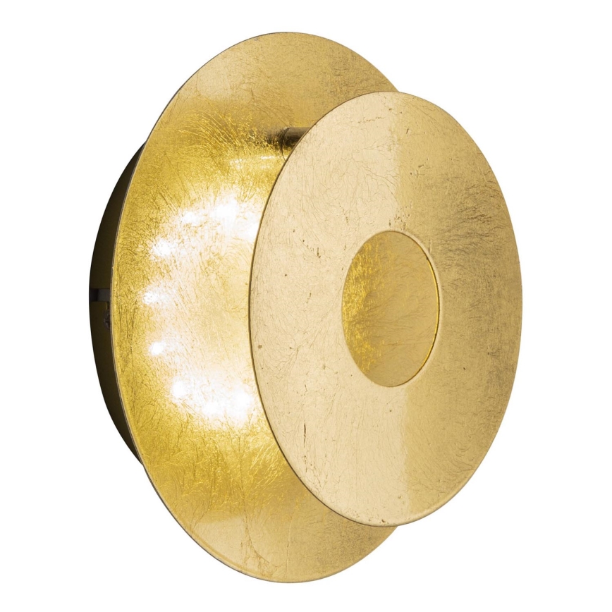 Wofi 4048-101R - LED-seinävalaisin BAYONNE LED/6,5W/230V kulta