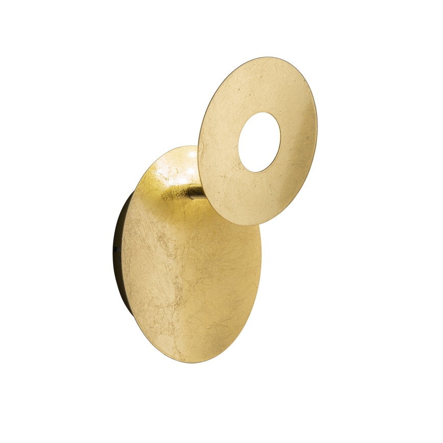 Wofi 4048-101R - LED-seinävalaisin BAYONNE LED/6,5W/230V kulta