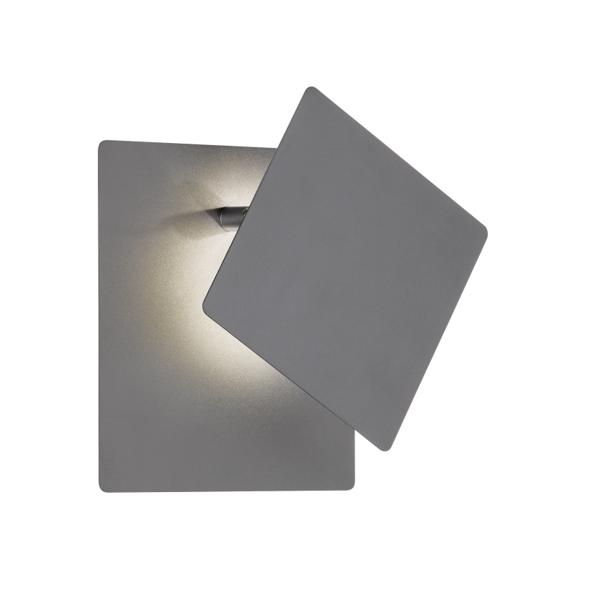 Wofi 4048-102Q - LED-seinävalaisin BAYONNE LED/6,5W/230V antrasiitti